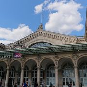 フランクフルトからはこの駅に到着しました。