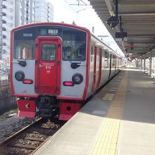 熊本駅出発前