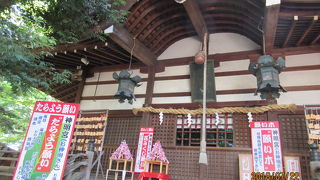 大欅の木が有名