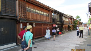 ひがし茶屋街に対抗する西の名所