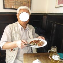 名代のソーセージ料理