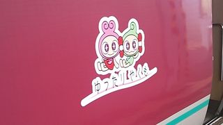 ４号車のトイレは男女別のトイレになっていますが…