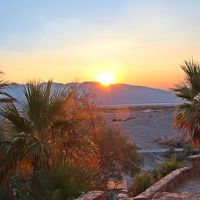 テラスからの夕景