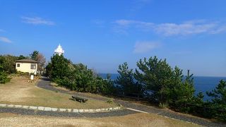 安乗埼灯台のある安乗崎にある海沿いの公園