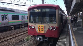 小田原から伊豆箱根鉄道大雄山線に