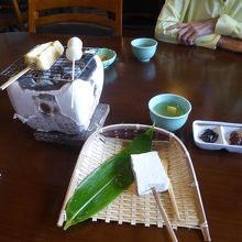 炭火焼のいい香りとたれの味噌が美味しい