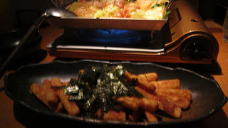 長芋の唐揚げがおいしい。