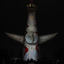 プロジェクションマッピング。