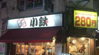 餃子と焼き鳥が有名な店