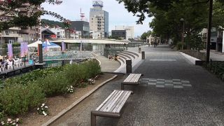 ボードウォークもありおしゃれ