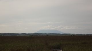 利尻山が見える