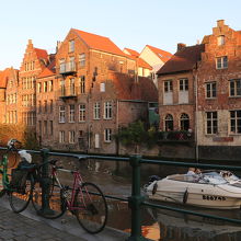 クラーンレイから見る対岸の家並み