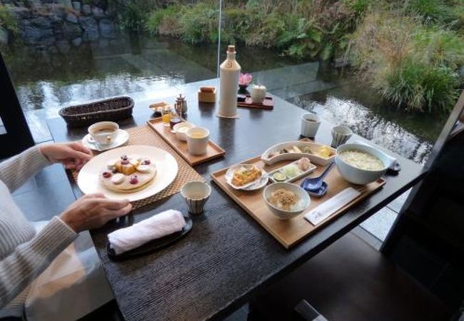 東急ハーヴェストクラブVIARA箱根翡翠 お部屋の温泉　日本料理 一游(いちゆう)の朝食