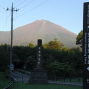 須走口登山道は、東側から富士山に登るための登山道です。