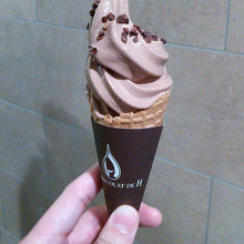 チョコレートソフト。