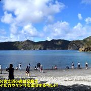 兄島を借景にしてプライベートビーチのような浜辺