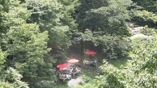 手軽に楽しめる渓谷美