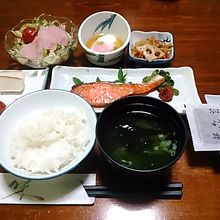 朝食でもこんな感じ