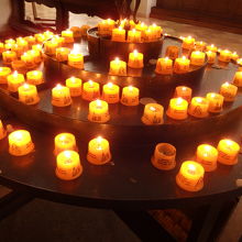 ペータース教会のキャンドル