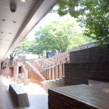 ビルのスタバ前あたり