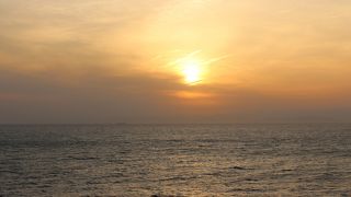 夕日の時間に訪問しましたが・・・