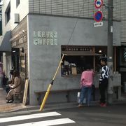 蔵前橋近くのカフェ
