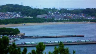 野島公園/野島山展望台からの「海の公園」