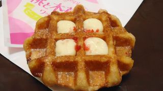 期間限定ワッフル