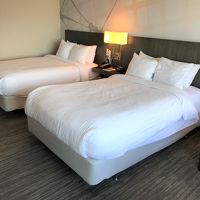 ベイビュー（32平米）ダブルベッド2台 寝心地は良い