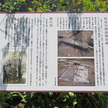 猫塚にある説明板