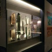 貴重な出土品が展示