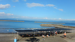 指宿の有名な砂風呂