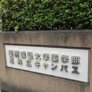 薬学部が入っています