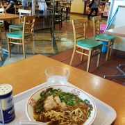 空港内で食す尾道ラーメン