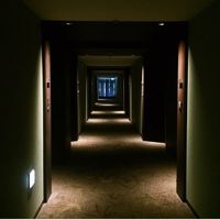 9階の廊下。いい雰囲気です