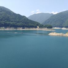 川治ダム資料館からの眺め