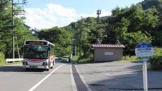 谷川岳へ向かう路線バス