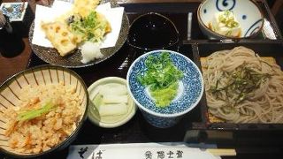 お味もボリュームも程いい蕎麦屋さん！