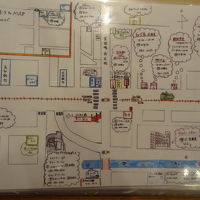 手書きの周辺マップがユニーク