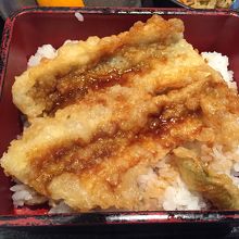 ほくほくの穴子の天ぷら　美味しかったです