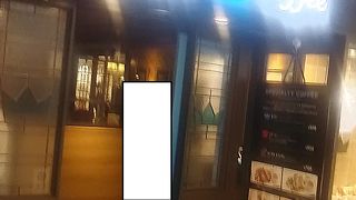 横浜の地下街にあるコーヒーショップ