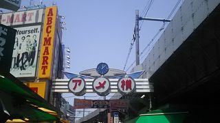上野から御徒町にかけての商店街
