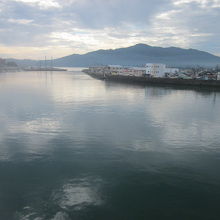 宮古大橋からの景観