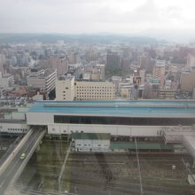 景観の一例（盛岡駅方面）