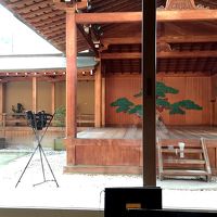 能舞台の見えるレストラン