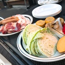 野菜もお肉もたくさん！