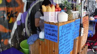 マンゴスムージーが美味しかった