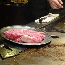 神戸牛のサーロインオーダーしました。