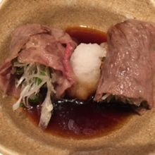 ぽん酢です。ぽん酢の味しかしない。。