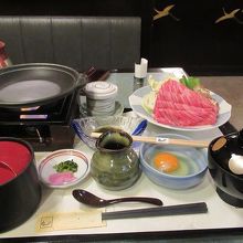 松阪牛すき焼き御膳